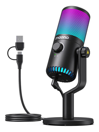 Micrófono Maono DM30 RGB condensador Cardioide Programable