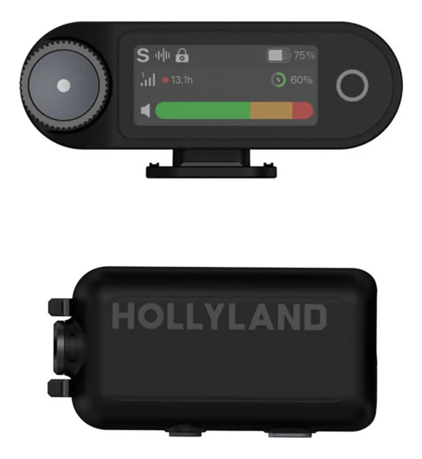 Micrófono Inalámbrico Hollyland Lark Max 2 Ultimate Combo Color Gris Oscuro