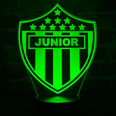 Lámpara De Noche Led Junior Holograma Decoración Regalo Negra