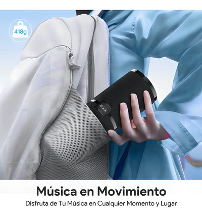 Parlante Bluetooth Portátil 1Hora BOC060 5.1 Altavoz Inalámbrico con Sonido Estéreo HD 2400mAh 3.5mm Color Negro