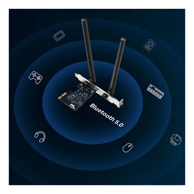 Adaptador De Red Pcie Mercusys Ma30e Wifi Bluetooth Ac1200