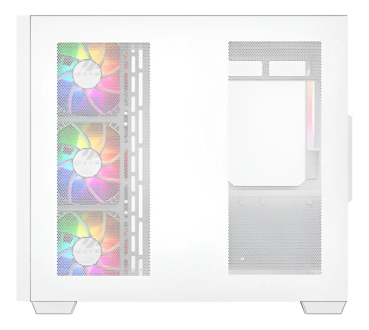 Chasis Gamer Xyz Qubex White | Argb | Atx | 4 Fans | Type C