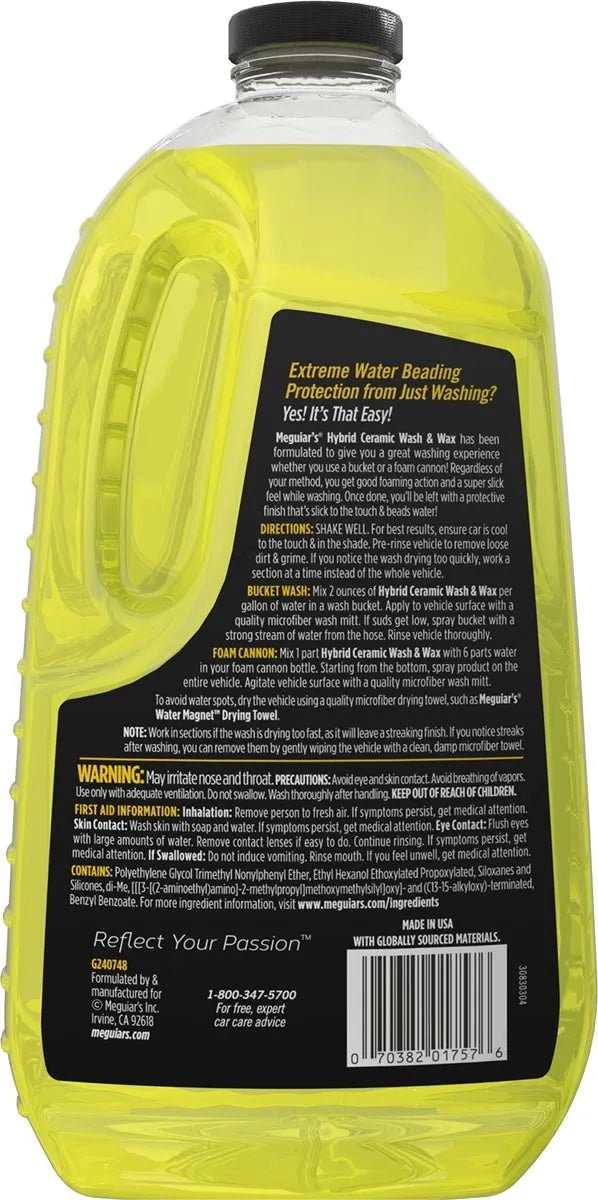 Shampo Con Cera Hybrid Ceramic Meguiars 1.4 L G240748