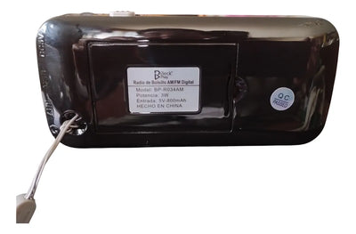 Radio Digital Am Fm Bolsillo Recargable Usb Mp3 Gran Sonido