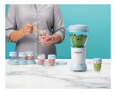 Nutribullet Baby, Procesador De Alimentos Bebe Con 16 Piezas