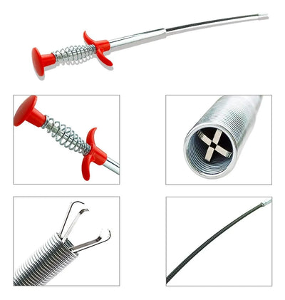 Sonda Destapador Gancho De Limpieza De Fregadero O Cañerias