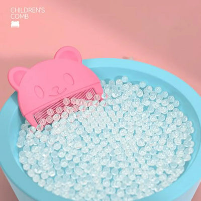 Set De 3 Cepillos Para Baño De Bebé - Silicona Rosa