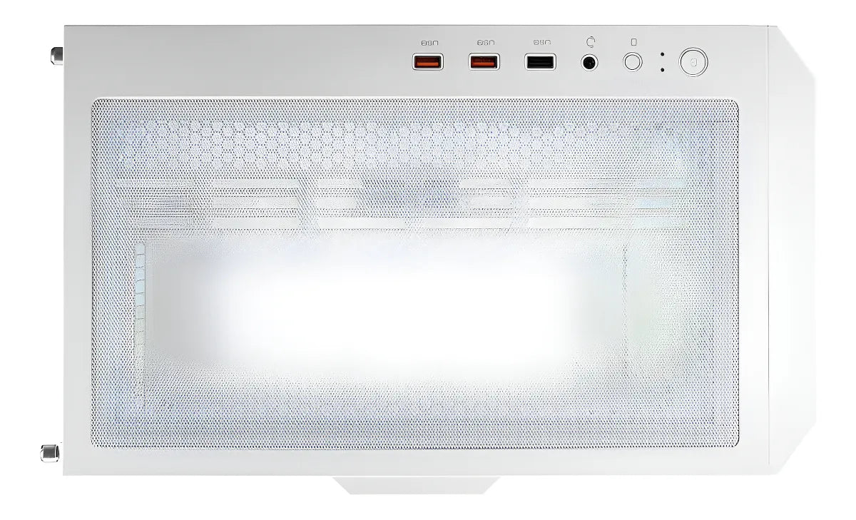 Armario Cougar Duoface Rgb de vidrio templado blanco para jugadores. Medio