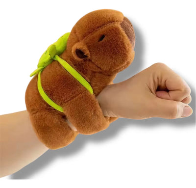 Peluche Pulsera Capibara 16cm Muñeco Juguete Brazalete Color Café