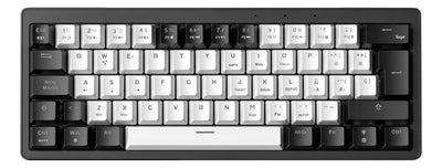 Teclado Gamer Mecánico Zifriend Ag61 Español Black Switches Retroiluminado Rainbow 62 Teclas 60% Compacto Interruptores Intercambiables En Caliente Hot Swap