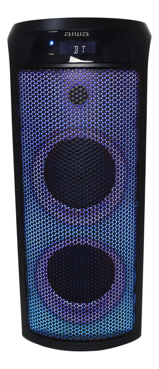 Sistema De Sonido AIWA AWPOK7D Bluetooth Flame Led Color Negro