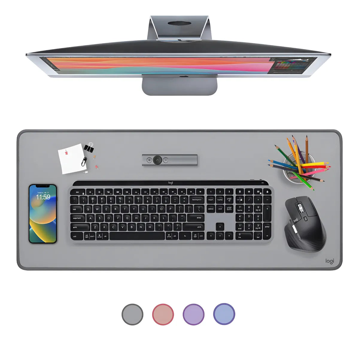 Logitech Tapete De Escritorio Studio Series Alfombrilla De