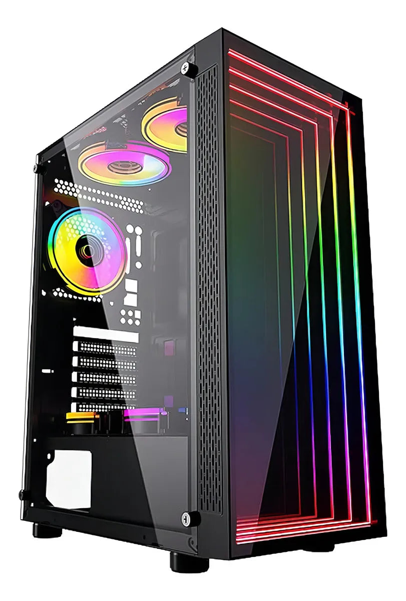 Bgears B-optillusion Caja Atx Para Gaming, Panel Frontal