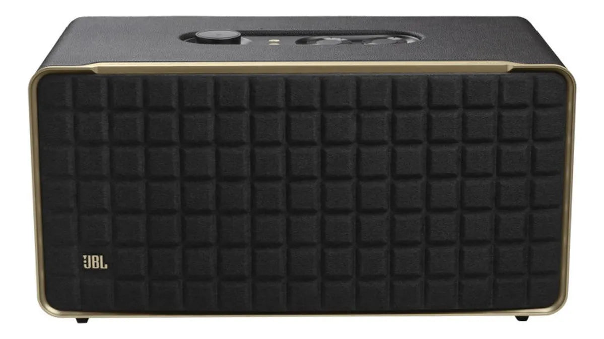 Parlante JBL Authentics 500 JBLAUTH500BLKAM portátil con bluetooth y wifi negra