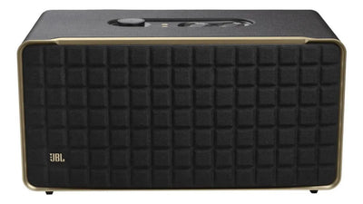 Parlante JBL Authentics 500 JBLAUTH500BLKAM portátil con bluetooth y wifi negra