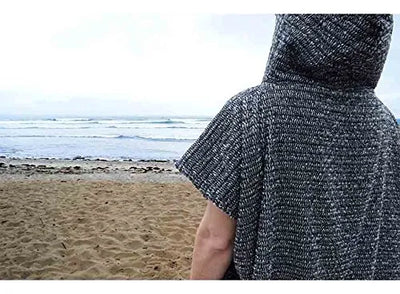 Poncho Cambiante De Surf Y Toalla Con Capucha