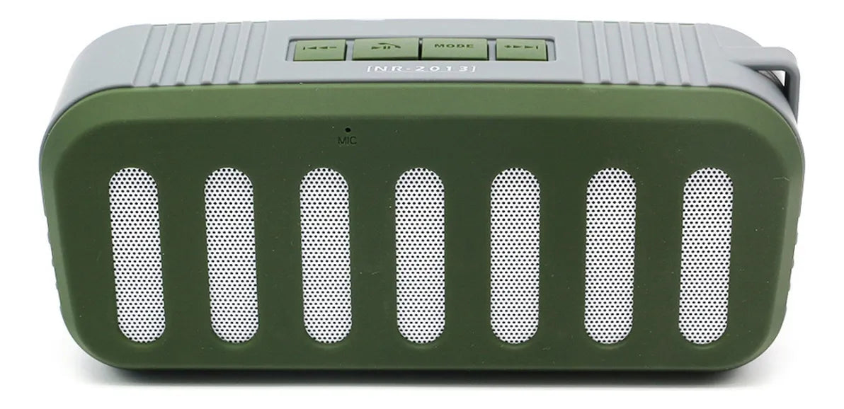 Bocina Parlante Mi Portable Bluetooth Speaker Radio Nr2013 Color Verde