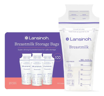 Bolsas Leche Materna Lasinoh 100 Und Pre-esterilizada 180ml
