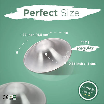 Las Tazas De Lactancia Originales Plateadas, Protectores De
