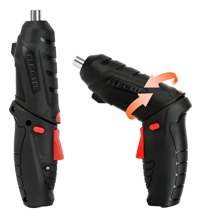 Destornillador Eléctrico Taladro Inalámbrico Recargable Color Negro