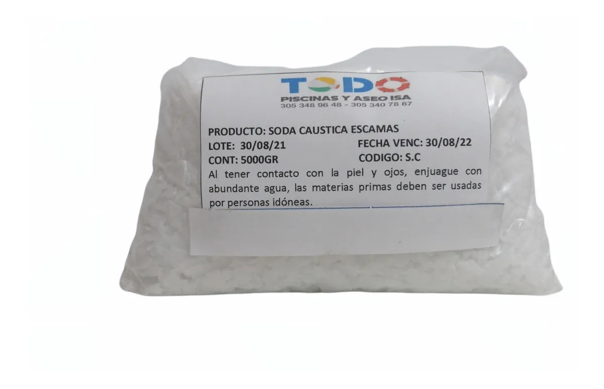 Soda Cáustica Aumentador De Ph X 1 Kg