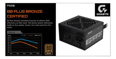 Fuente de poder para PC Gigabyte P550B 550W