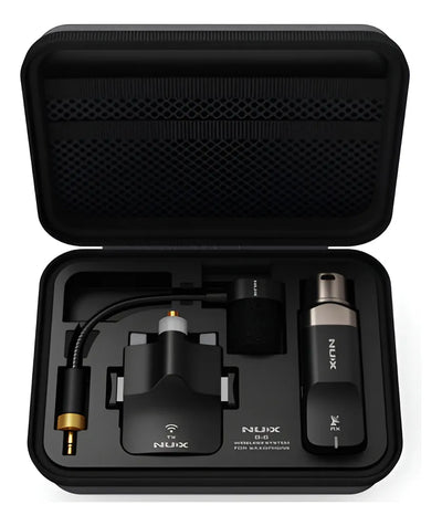 Microfono Inalambrico Nux B6 Para Saxofon Con Estuche Color Negro