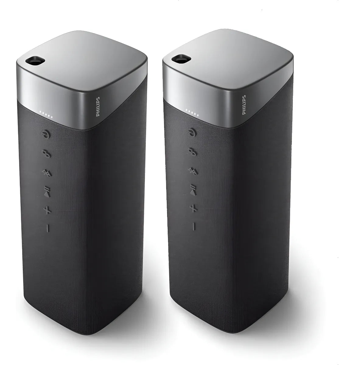 Kit Estéreo 2 Parlante Inalámbrico Philips Tas7505, 60w Ipx7 Negro