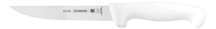 Cuchillo para Deshuesar Tramontina Profesional 24605186 con Lámina de Acero Inoxidable y Mango en Polipropileno Blanco 6"