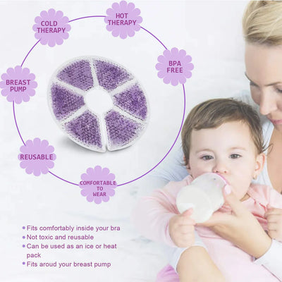 Qetrabone Almohadillas De Terapia De Mama, Almohadillas De G