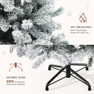 Yitahome Arbol De Navidad Artificial Lleno De Nieve, Pino De