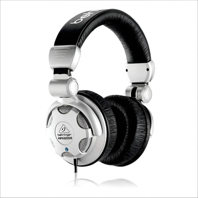 Fone de ouvido over-ear Behringer HPX2000 plateado e negro