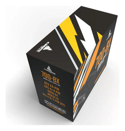 Fuente De Poder Iceberg Gaming 700-bx 700w 80 Plus Bronce Color Negro
