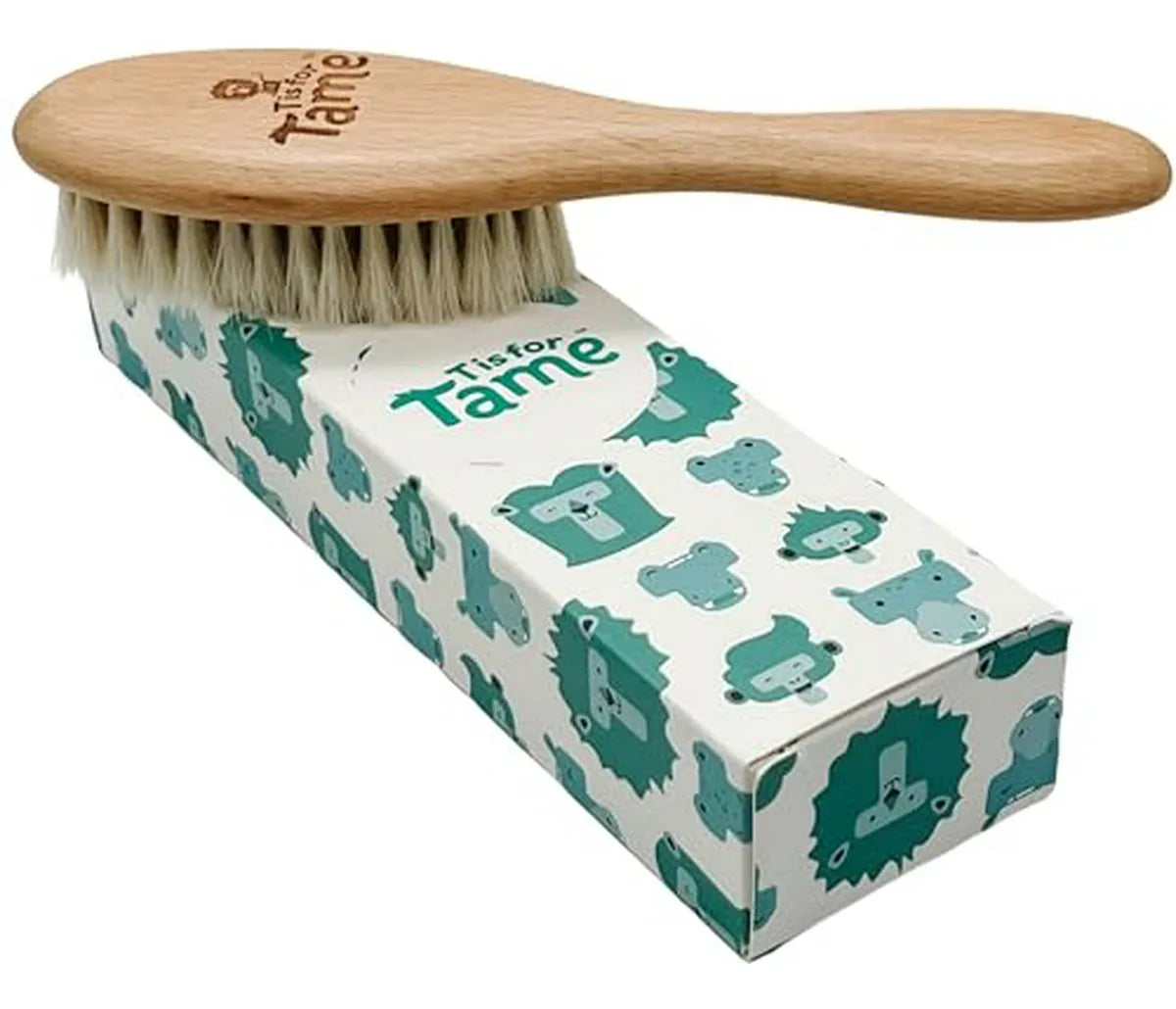 Cepillo De Madera Premium Para Bebés, Suave Y Delicado