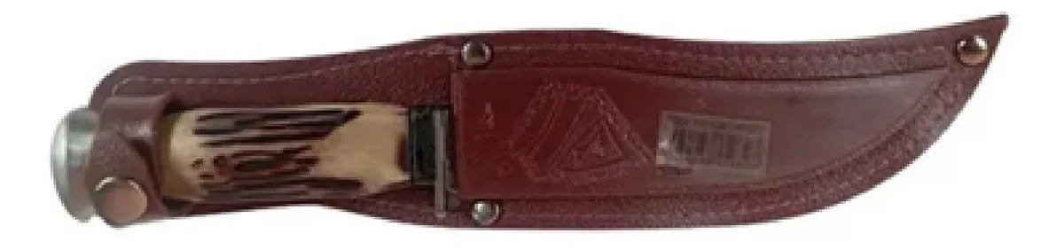 Cuchillo Militar Rambo Supervivencia Pesca Acampar Estuche Marrón
