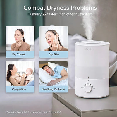 Humidificadores Levoit Para Dormitorio Habitación Grande, Hu