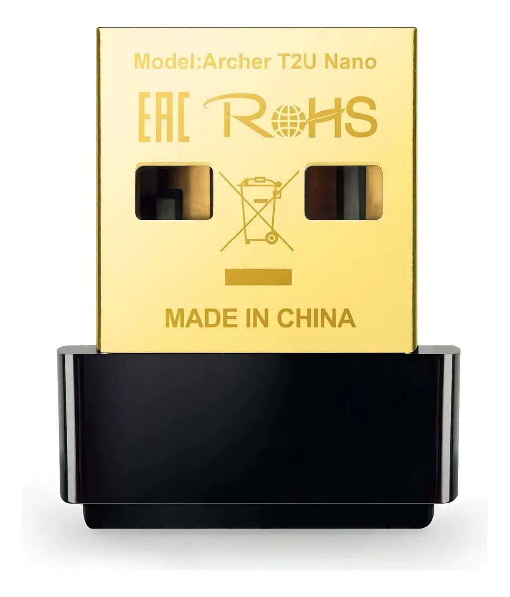 Adaptador nano USB inalámbrico TP-Link Ac600 Archer T2u