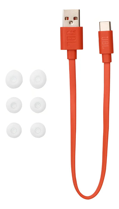 Auriculares inalámbricos Bluetooth Jbl Wave Beam 2, color blanco