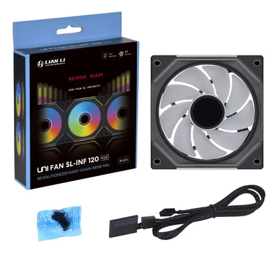 Lian Li Sl Infinity 120 Rslin120-1b - Hoja Inversa, Color Ne
