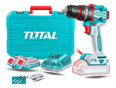 Taladro Percutor 1/2 Inalambrico Total 66nm +50 Acc Brushles Turquesa 50 Hz/60 Hz