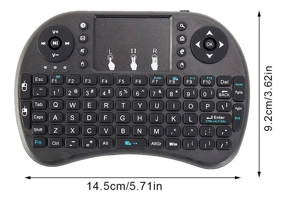 Mini Teclado Inalámbrico Smart, Retroiluminado, Recargable