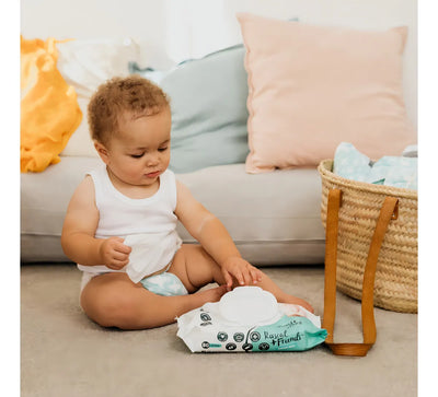 Pañitos Humedos Premium Rascal Set X 2 Pqts De 80 Unds