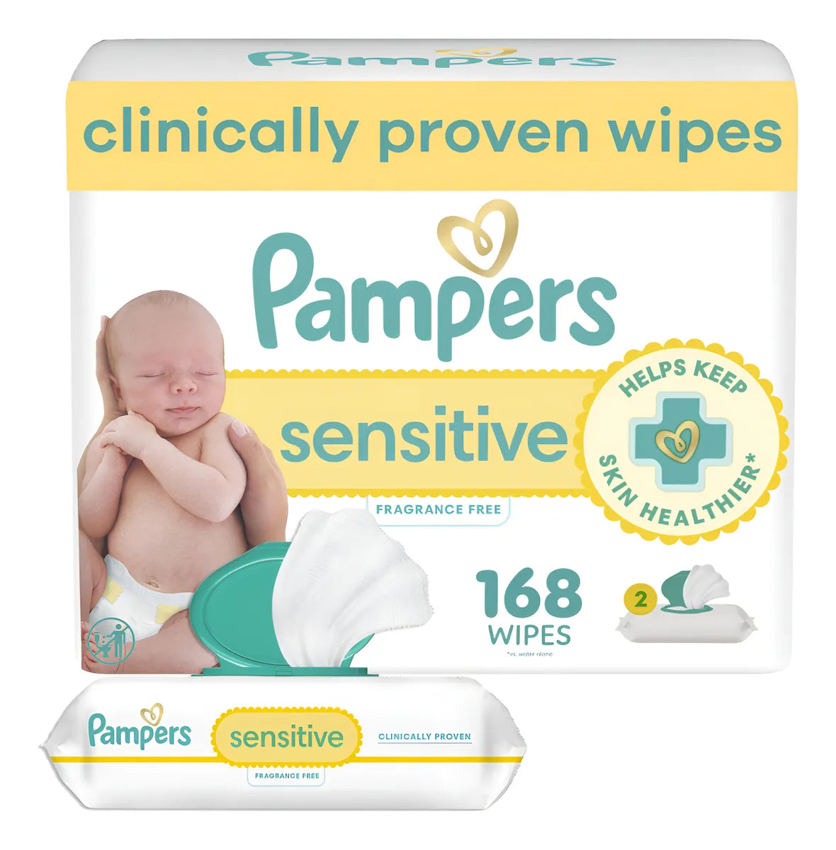 Pampers Sensitive: Protege Suavemente La Piel De Tu Bebe