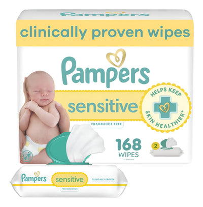 Pampers Sensitive: Protege Suavemente La Piel De Tu Bebe