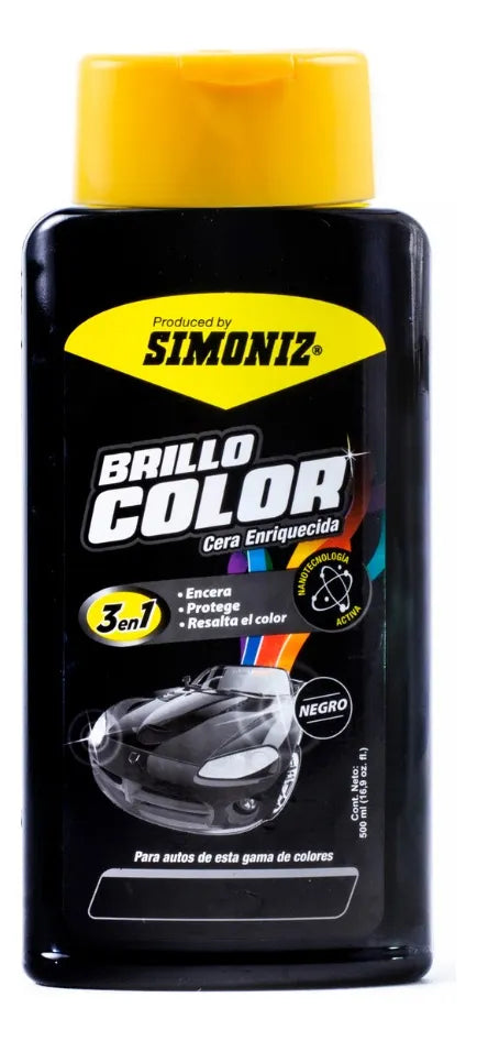 Cera Simoniz Sm80044033n Líquida Color Negro Auto Camioneta
