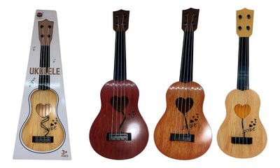 Guitarra Acústica Funcional Para Niños Pequeños Regalo - Marrón