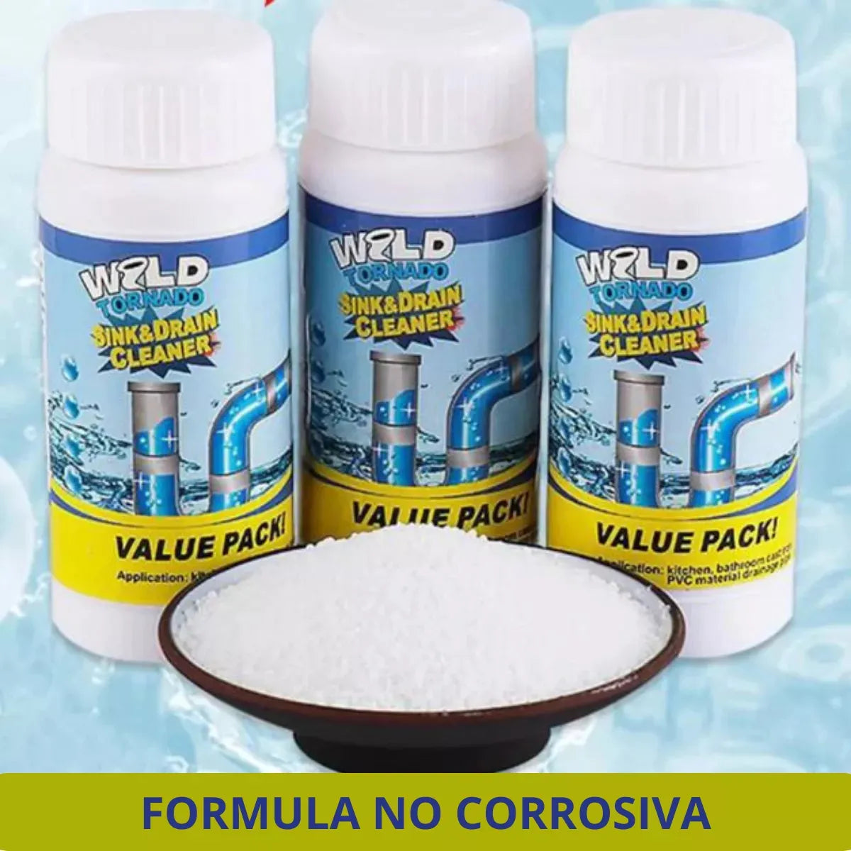 3 Wild Tornado Destapa Cañerias