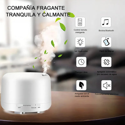 Humidificador Difusor Aromatizador Ultrasónico Banna BT-HUM-500 con voltaje de verde