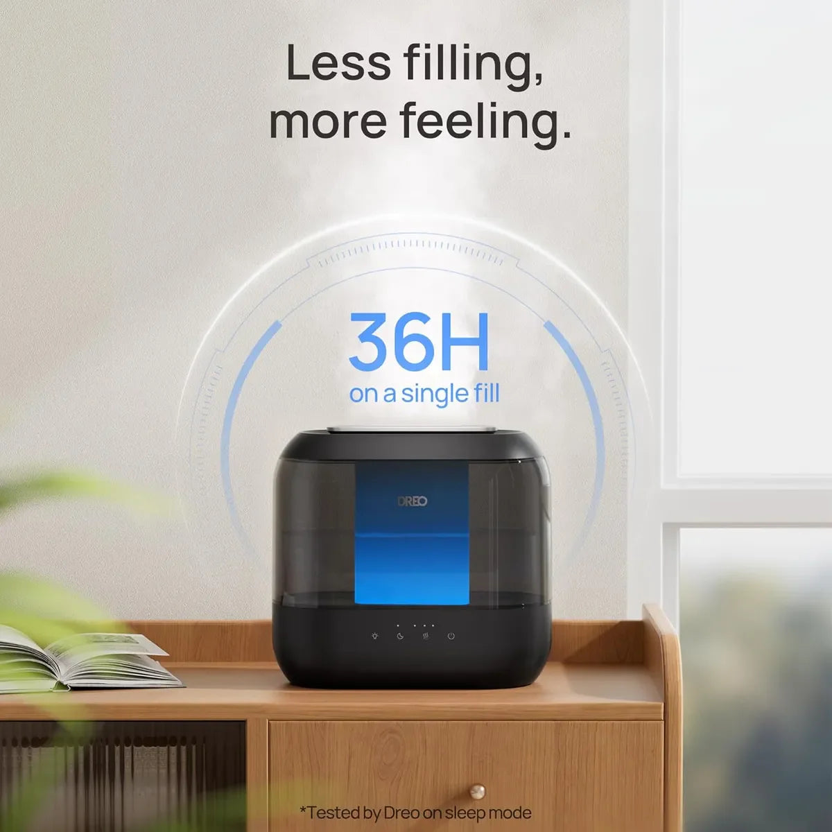 Humidificador Dreo 4l Ultra Silencioso, 36 Horas De Humedad