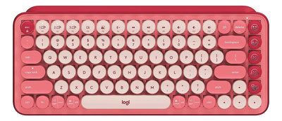 Teclado Bluetooth Logitech Qwerty Logitech Brown Español Latinoamérica Color Heartbreaker